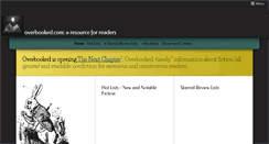 Desktop Screenshot of overbooked.com